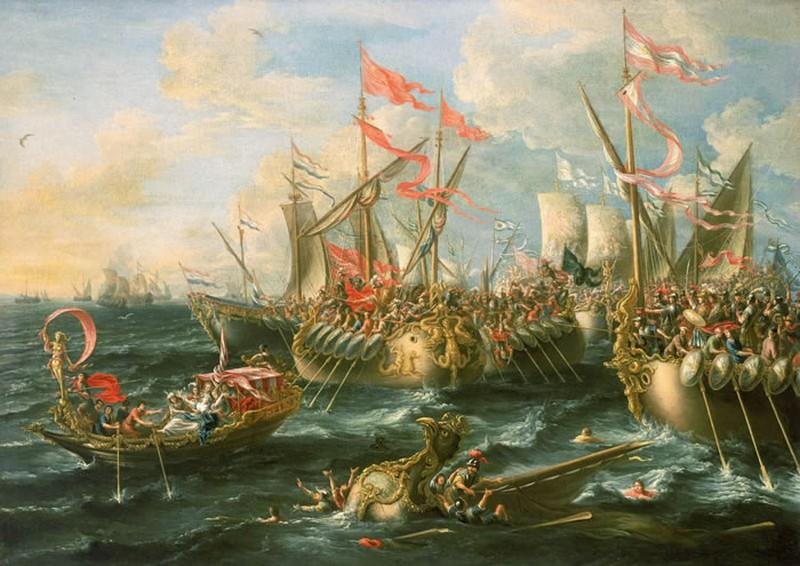 La battaglia di Azio (31 a.C.)
